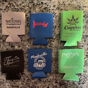 Assorted Beverage Can Coolers lot of 6